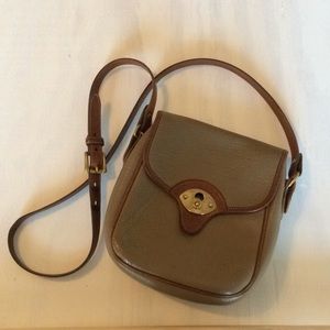 DOONEY & BOURKE crossbody bag- brown & tan vintage